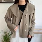 Double Breasted Wide Collar Jacket