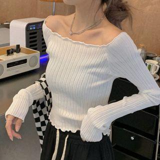 One Word Neck Sweater