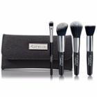 Aesthetica Cosmetics - 4 Piece Contour Brush Set With Pouch 4 Brushes Set