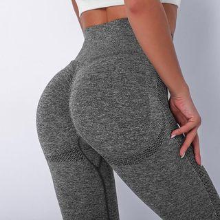 High-waist Knit Yoga Pants