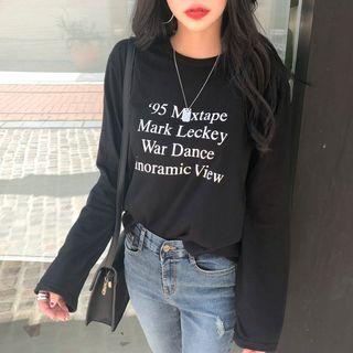 Letter-print Cotton T-shirt