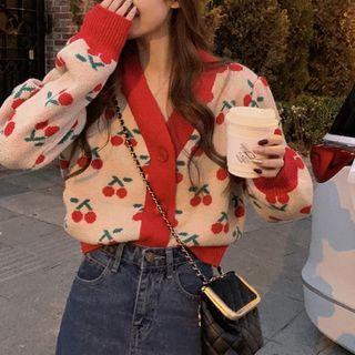 Cherry Patten Cardigan