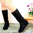 Crochet Tall Boots