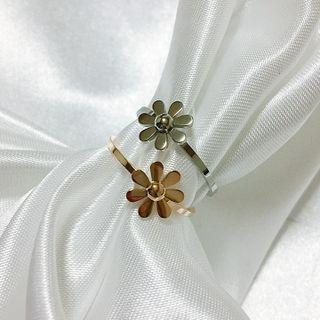 Flower Stainless Steel Ring