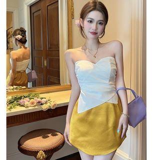 Irregular Tube Top / Mini Skirt