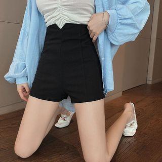 High-waist Slim-fit Hot Pants