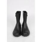 Belted Mid-calf Rain Boots
