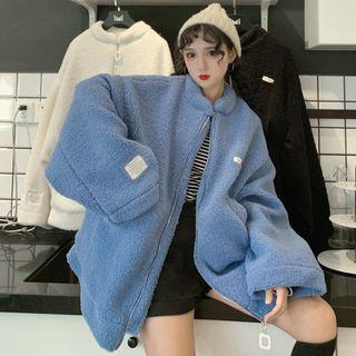 Couple Matching Faux Shearling Zip Jacket