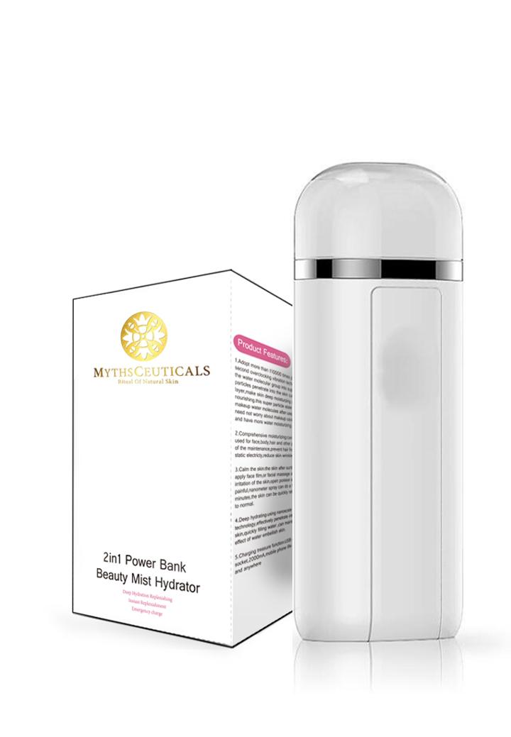 Mythsceuticals - 2 In 1 Power Bank Beauty Mist Hydrator 1 Pc