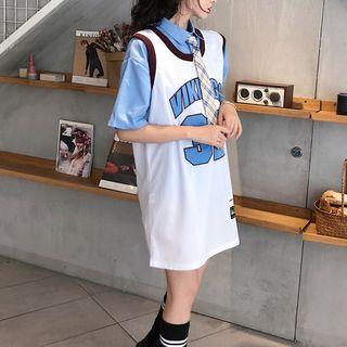 Printed Tank Dress / Short Sleeve Shirt