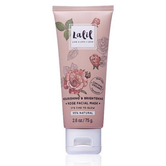 Lalil - Organic Nourishing & Brightening Rose Facial Mask 75g