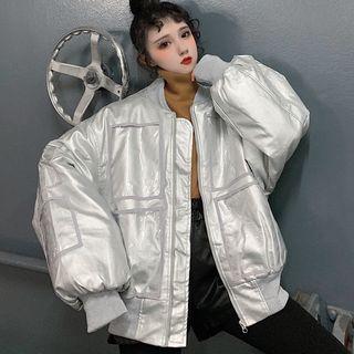 Iridescent Bomber Jacket