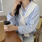 Set:: Plain Shirt + Scarf