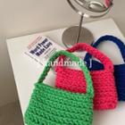 Textured Knit Tote Bag