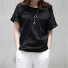 Pintuck-sleeve Top