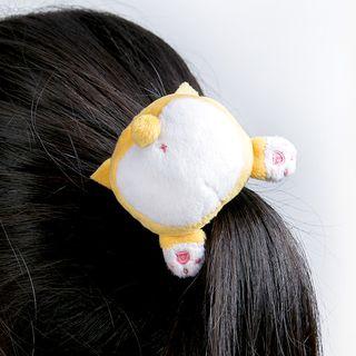 Chenille Dog Hair Tie Hair Tie - Corgi Butt - One Size