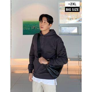 Kangaroo-pocket Fleece-lined Hoodie In 14 Colors