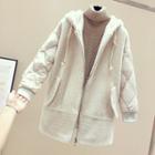 Hooded Padded-sleeve Coat