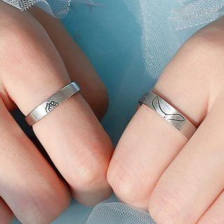 925 Sterling Silver Couple-matching Ring / Set