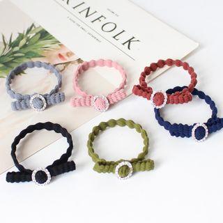 Rhinestone Buckle Hair Tie