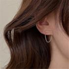 Alloy Bar & Chain Earring 1 Pair - One Size