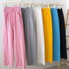 High-waist Wide Leg Sports Pants