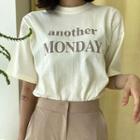 Another Monday Printed T-shirt