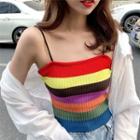 Striped Camisole Rainbow - One Size