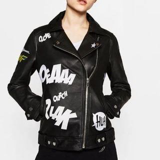 Long Sleeve Printed Coat