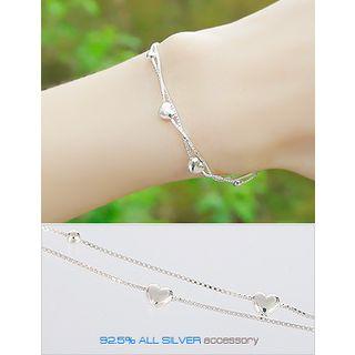 Heart Silver Bracelet