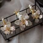 Flower Hair Clip Gold - One Size