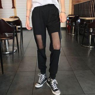 Mesh Inset Sweatpants