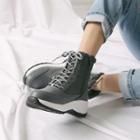 Lace-up Ankle Sneaker Boots