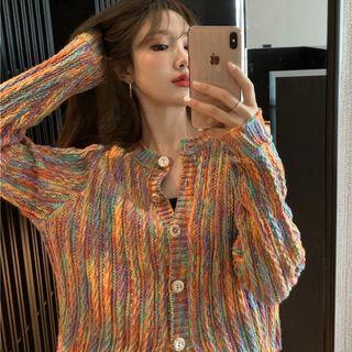 Button Cardigan Multicolor - One Size
