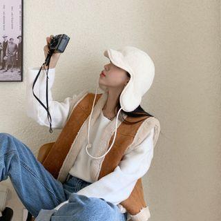 Reversible Faux-fur Trapper Hat