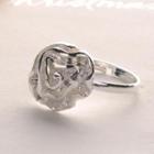Rose Ring Silver - One Size