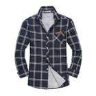 Faux-fur Lined Check Shirt