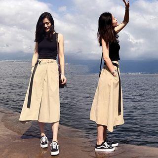 Set : Tank Top & A-line Skirt