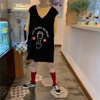Elbow-sleeve T-shirt T-shirt - White - One Size