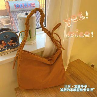 Plain Shoulder Bag Tangerine - One Size