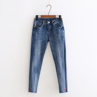Heart Skinny Jeans