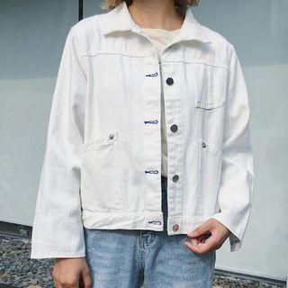 Color Panel Cropped Jacket