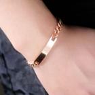 Stainless Steel Polished Bar Bracelet