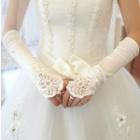 Lace Fingerless Bridal Gloves