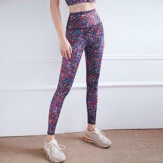 Splash Print Sports Leggings