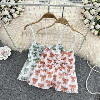 Bow Detail Flowy Camisole Top