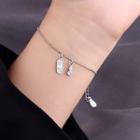 Gourd Alloy Bracelet With Gift Box - 1 Pc - Silver - One Size