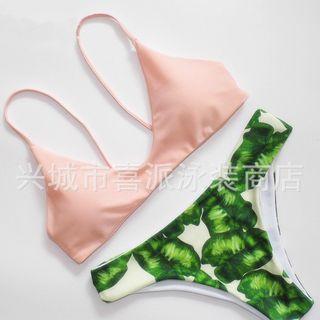 Set: Bikini Top + Print Bottom
