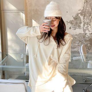 Hoodie & Pants Ribbed Loungewear Set