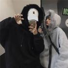 Couple Matching Fluffy Trim Hoodie